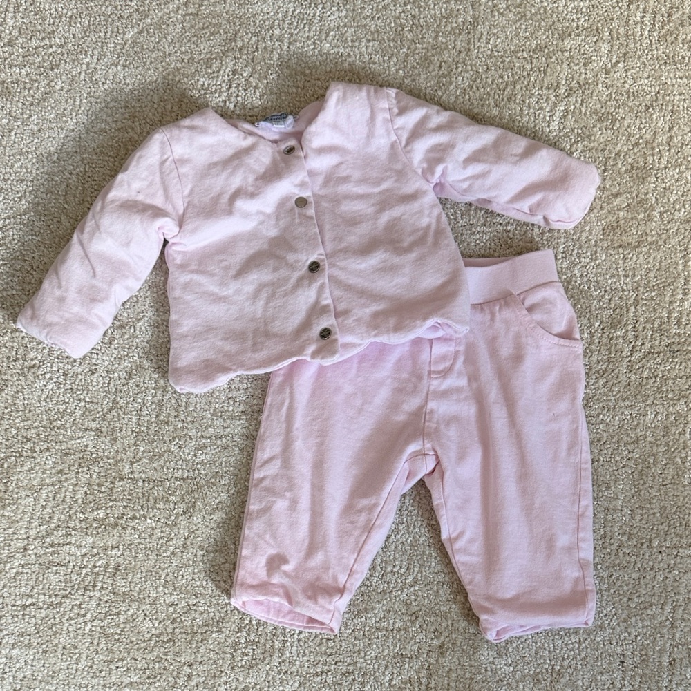 Jacadi Baby Girl Pink Set